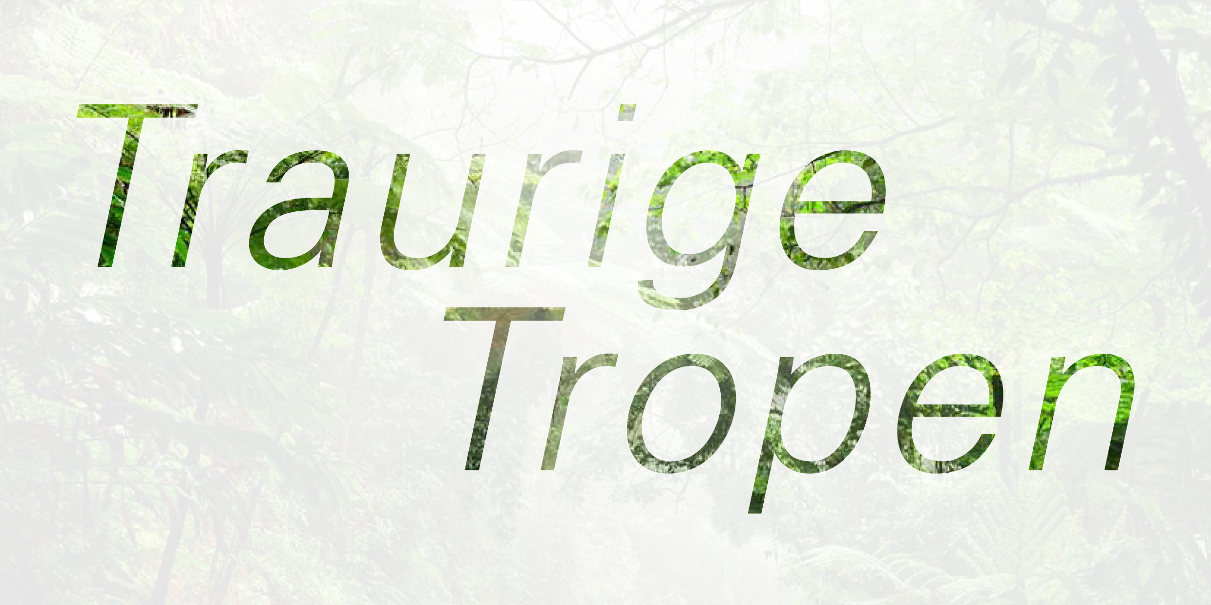 Traurige Tropen