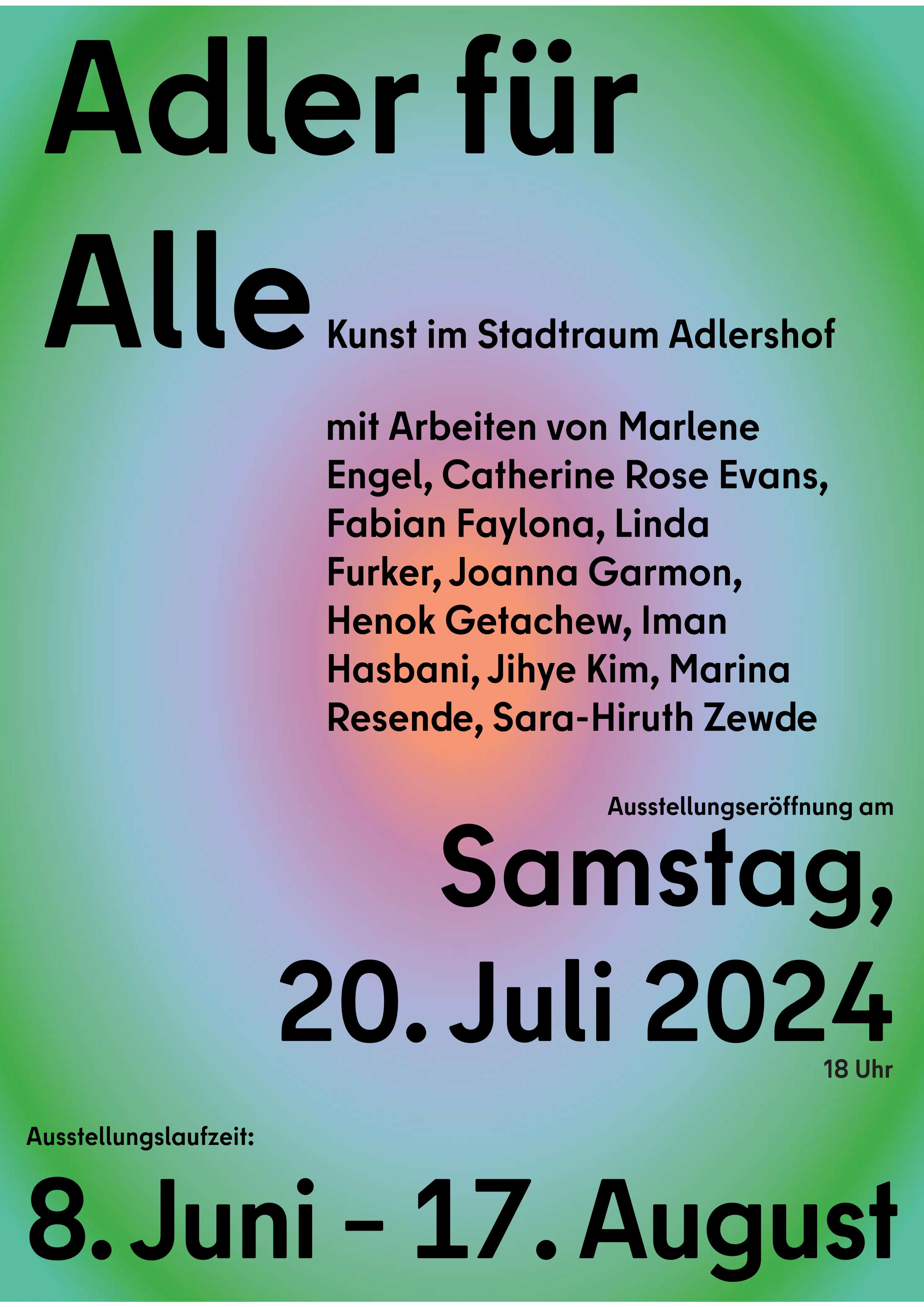 Adler für Alle – Kunst im Stadtraum Adlershof